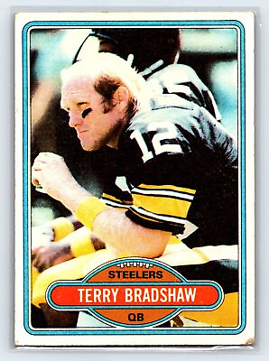 #ad 1980 Topps Terry Bradshaw #200 Pittsburgh Steelers $3.25