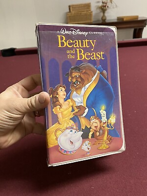 #ad Beauty and The Beast VHS 1992 Black Diamond Classic $10.00