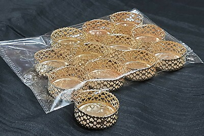 #ad Metal Tea Light Candle Holder Pack Of 50 pcs For Home Party Wedding Event Mehndi C $40.99