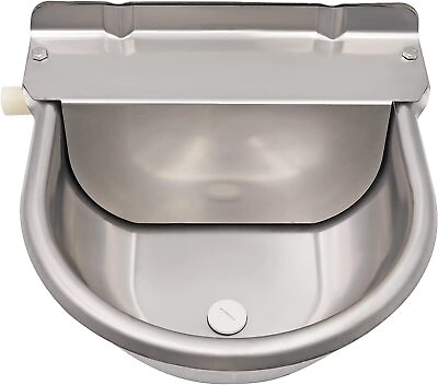 Automatic Dog Water Dispenser Livestock Waterer Bowl with Float Valve Upgraded $49.90