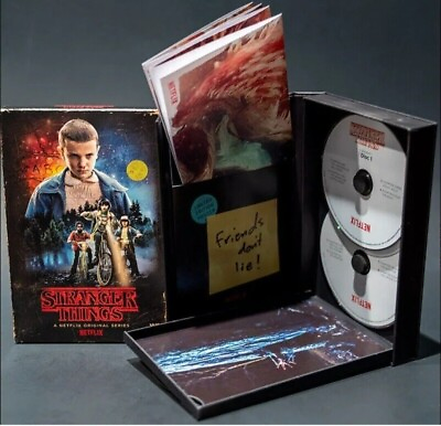 #ad STRANGER THINGS The Complete First Season blu ray DVD Box Set. 4 Disc $14.95