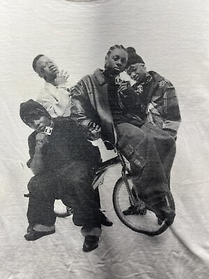 #ad Hot Boys Rap Shirt Mens L Large White Hip Hop Anvil Short Sleeve Tee $74.99