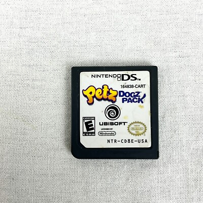 #ad Nintendo DS Petz: Dog Pack Game Cartridge Only Authentic 2008 Tested amp; Work EUC $6.99