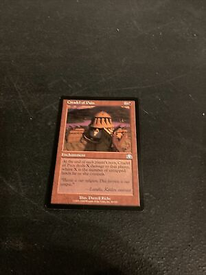 #ad Magic The Gathering Card Citadel Of Pain Prophecy Red MTG GBP 4.00