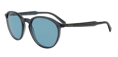 #ad Prada 0PR 05XS 01G04D Round Transparent Grey Grey Sunglasses $149.99