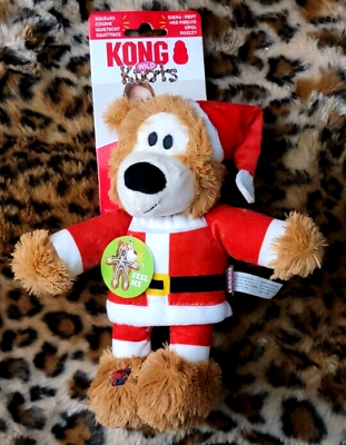 #ad Kong Knots Teddy Santa Toy Dog small ... new $10.90