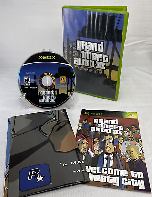 #ad Grand Theft Auto 3 The Xbox Collection Xbox 2003 MIB amp; Map. EXC DISC COND. $9.99