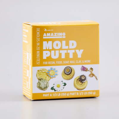#ad Alumilite Amazing Mold Putty; 2 3 Pound Yellow Silicone Mold Making Putty Kit $21.65