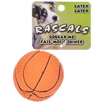 #ad Coastal Pet Rascals Latex Basketball Dog Toy $5.19