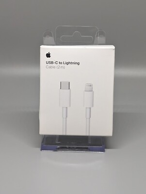 #ad Genuine Apple Lightning to USB C Cable 2m MQGH2AM A Open Box $11.50