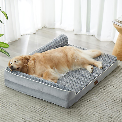 #ad Orthopedic Dog Beds for Large Dogs Pet Sofa with Removable Washable Cover Wat $62.99