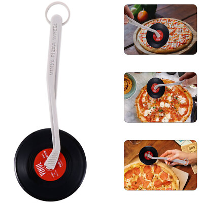 #ad De Pizza Pastry Cutting Wheel Dough Wheel Professional Pizza Cake Spatula $10.58