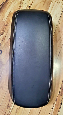#ad 2014 2018 Jeep Cherokee Center Console Lid Armrest Cover Black Leather OEM 614 $79.99