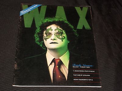 #ad 1979 AUGUST 3 WAX PAPER MAGAZINE RANDY NEWMAN FRONT COVER L 6940 $39.99
