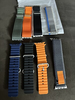 #ad 8 Pack Sport Band Compatible for Apple Watch Ultra Band 49mm 45mm 44mm 42mm Men $13.00