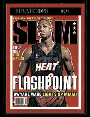 #ad Dwyane Wade 2021 22 Hoops #SLAM #87 Slam Miami Heat $3.49