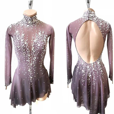 #ad 257.New Ice Figure Skating Dress Figure skaitng Dress For Competition $118.00