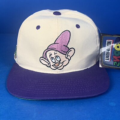 #ad Disney: Dopey • Vintage American Needle Blockhead Snapback Hat Cap • NEW w Tag $125.00