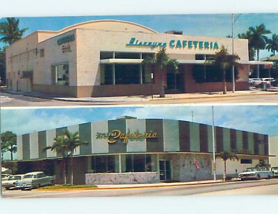 #ad Unused Pre 1980 BISCAYNE CAFETERIA RESTAURANT Miami amp; Miami Shores FL B8222@ C $2.75