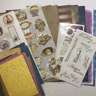 #ad Creative Memories 12x12 Birthday 20 Designer 2tone Paper Stickers Mat Kit * $28.04