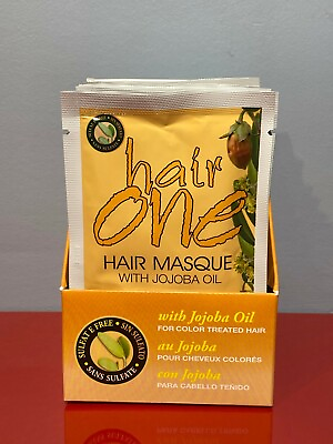 #ad NEW Hair One Hair Masque With Jojoba Oil Sulfate Free 12 Pack $12.49