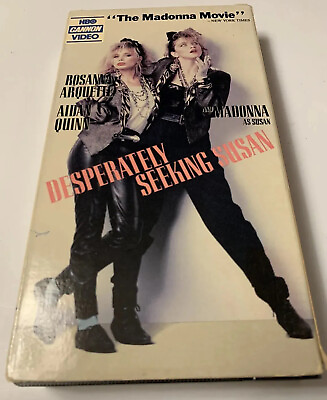 #ad Desperately Seeking Susan VHS MADONNA Rosanna Arquette HBO Cannon Video 1985 $5.88