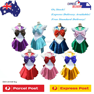 #ad Sailor Moon Cosplay Completed Uniform Fancy Skirt Halloween Costume Gift AU $27.45