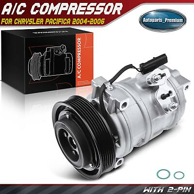 #ad New A C AC Compressor with Clutch for Chrysler Pacifica 2004 2005 2006 V6 3.5L $133.99