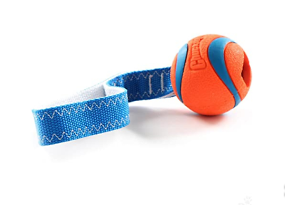 #ad Chuckit Ultra Ball Tug Toy Durable Dog Puppy Play Pull Fetch Throw 2x4.5x5.56cm $29.99