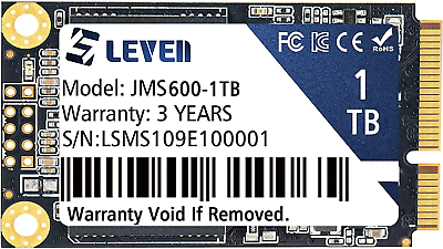 #ad LEVEN JMS600 Msata SSD 1TB 3D NAND SATA III 6 Gb S Msata 30X50.9Mm Internal S $91.99