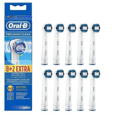 #ad Oral B Precision Clean Replacement Brush Heads Pack of 10 Hot $17.99