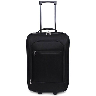 #ad Pilot Case 18quot; Softside Carry on Luggage Black $17.96