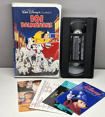 #ad Disney’s 101 Dalmatians VHS Video Tape Black Diamond Classics BUY 2 GET 1 FREE $10.99