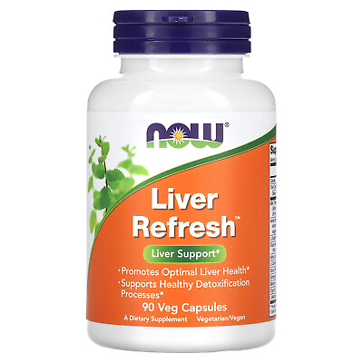 #ad Now Foods Liver Refresh 90 Veg Capsules GMP Quality Assured $18.88