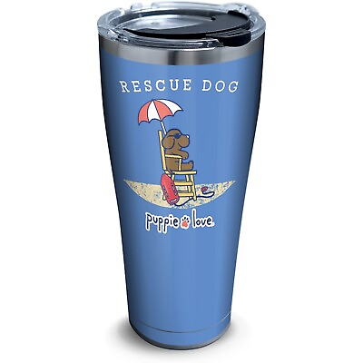#ad #ad Tervis Puppie Love Rescue Dog 30 oz. Stainless Steel Tumbler W Lid Beach W Lid $20.29