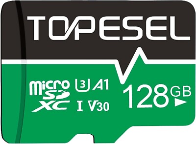#ad TOPESEL Micro SD Cards 128GB Extreme Micro SDXC TF Cards Memory Cards High Speed $9.89