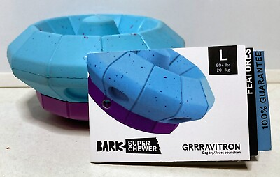 #ad NEW Bark Box Super Chewer quot;Grrravitronquot; Dog Toy Large TreatsEngagement BPA Free $16.19