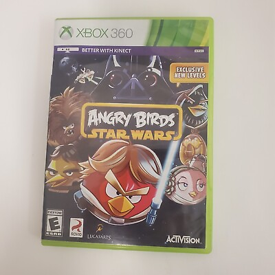 #ad Xbox 360 Angry Birds Star Wars No Manual Fast Shipping Tested $5.99