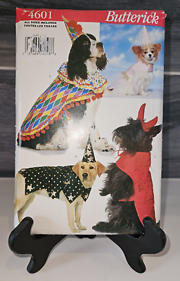 #ad Butterick Uncut Sewing Pattern #4601 Costumes for Dogs All Sizes Included $10.00