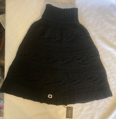 #ad Patrizia Pepe Womens Poncho One Size Wool Cashmere Blend NWT $79.95