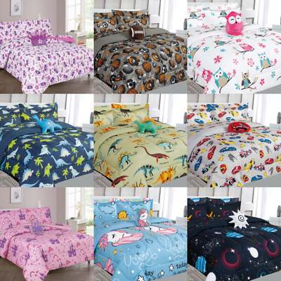 #ad 6PC TWIN BEDDING COMPLETE COMFORTER AND SHEET SET BED DRESSING FOR KIDS TEENS $27.72