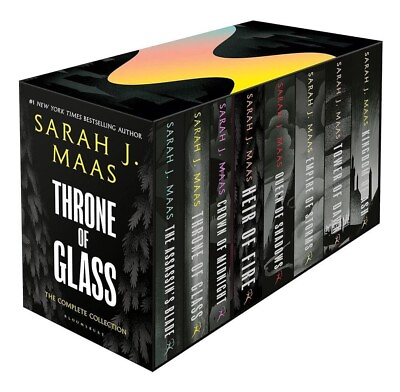 #ad Throne of Glass Collection Box Set 8 Paperback Books by Sarah J. Maas $97.90