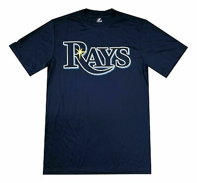 #ad NWOT Majestic MLB Tampa Bay Rays Baseball Shirt jersey youth to adult official $9.99