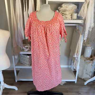 #ad Terra amp; Sky women#x27;s plus size 2X bright pink casual dress Cold sleeve #2350 $26.00