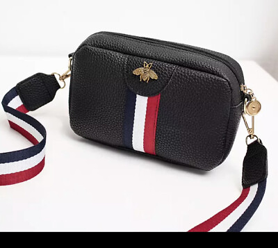 #ad Black Messenger Handbag Lightweight $14.50