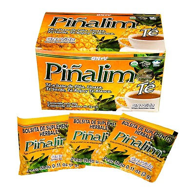 #ad #ad Pinalim Tea Te de Pinalim Mexican Version Pineapple Flax Green Tea 30 Bags $11.95