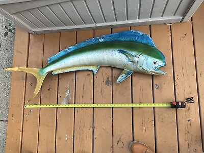 Vintage Mahi Fish Taxidermy wall mount 45” LARGE For Restoration $129.97