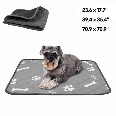 #ad Washable Dog Pee Pads Waterproof Puppy House Training Pad Whelping Mat Reusable $8.99