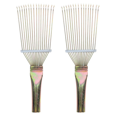 #ad 2 Metal Rakes for Lawns amp; Cats Grooming amp; Garden Comb SF $14.42