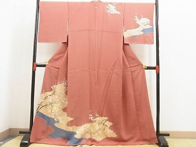 #ad Houmongi Kimono Japan Visited By Azuma Umei Ryusui Wen Jincai Yipin N Ne3511 $106.89